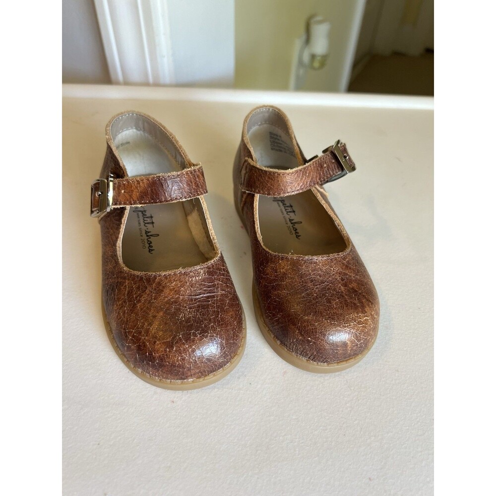 Mon Petit Mary Jane Leather Toddler Shoe Size 6 NWOT